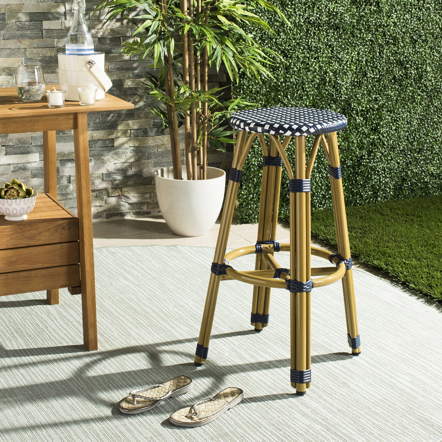 Safavieh Kelsey Outdoor Collection Bar Stool