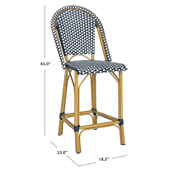 Safavieh Gresley Outdoor And Patio Collection Counter Height Bar Stool