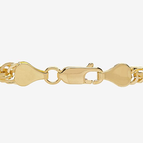 Unisex Adult 10K Gold 24 Inch Rope Chain Necklace