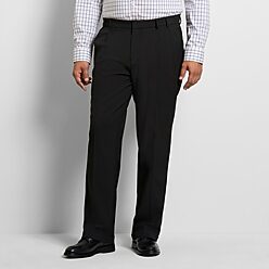 mens big and tall pleated dress pants Men's Big & Tall Westport 1989 Pleated Wool Blend Dress Pants Brown / 54" / REG