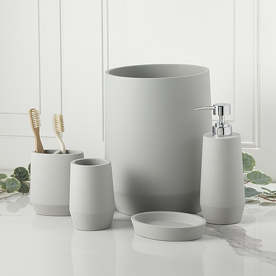 Avanti Arbor Gray Bath Accessory Collection