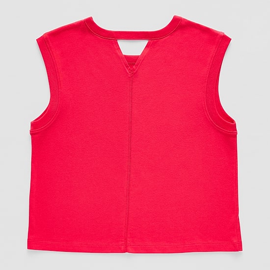 Xersion Little & Big Kid Girls Crew Neck Short Sleeve Muscle T-Shirt