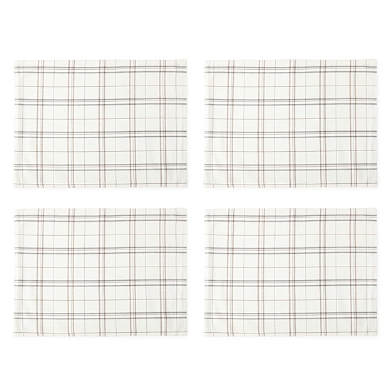 Linden Street Windowpane 4-pc. Placemat