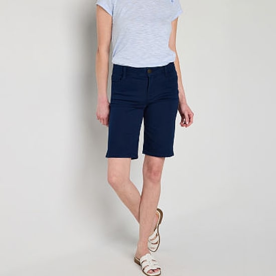 Liz Claiborne Sara Womens 11" Mid Rise Tall Bermuda Short