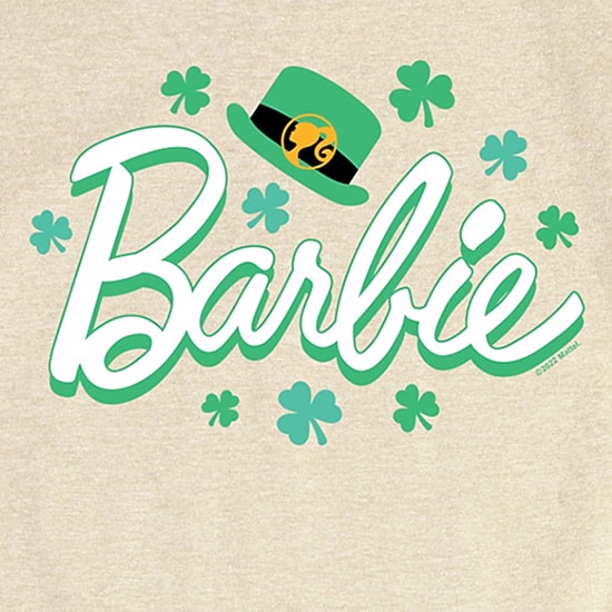 Big Kid Girls Round Neck Short Sleeve Regular Fit Barbie Graphic T-Shirt