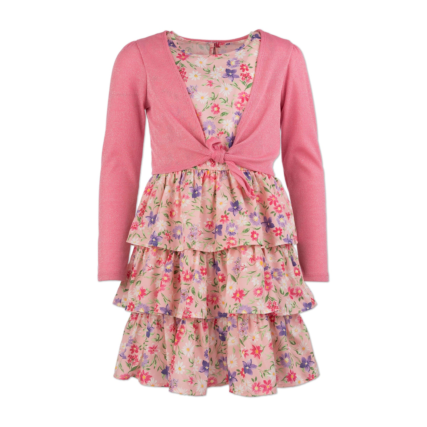 Speechless Big Kid Girls Floral 2-pc. Dress Set
