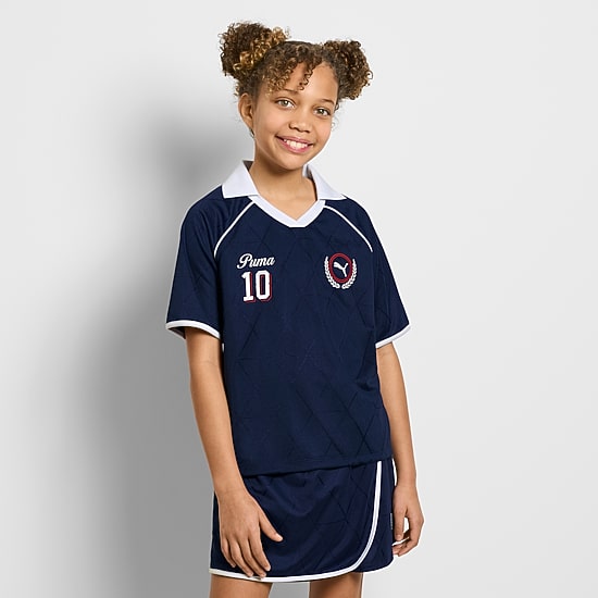 PUMA Big Kid Girls Short Sleeve Jersey