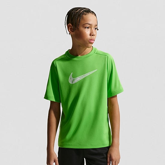 Nike Club Multi Big Kid Unisex Crew Neck Short Sleeve Regular Fit Graphic T-Shirt
