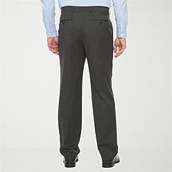 stafford mens classic fit stretch dress pant Stafford Coolmax All Season Ecomade Mens Adaptive Classic Fit Flat Front Suit  Pant