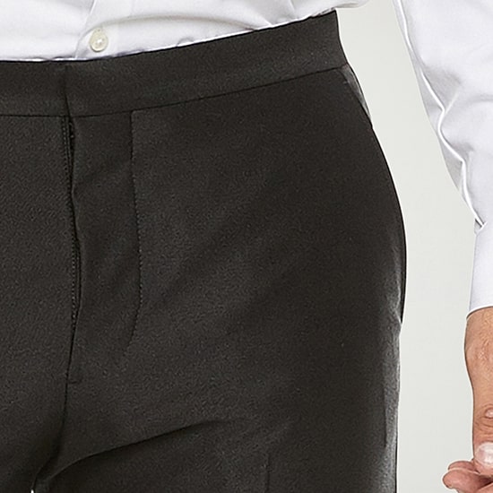 J. Ferrar Crop Ankle Mens Slim Fit Tuxedo Pant