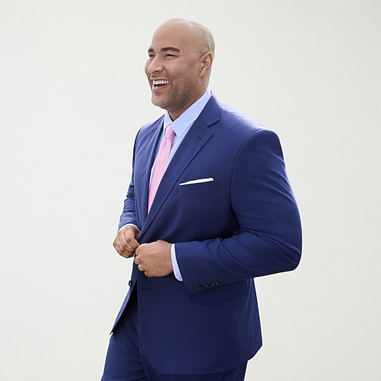 J. Ferrar Ultra Comfort Mens Big and Tall Regular Fit Suit Jacket