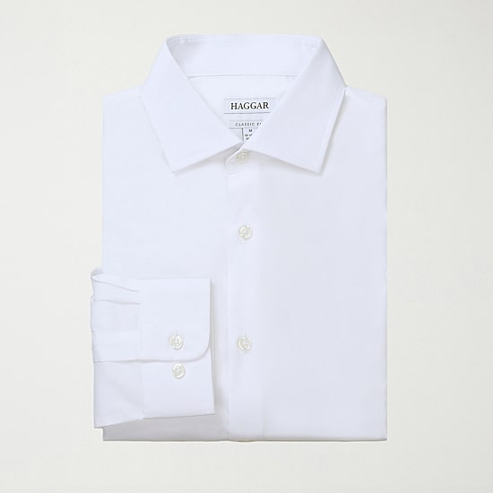 Haggar Big and Tall Mens Classic Fit Wrinkle Free Long Sleeve Dress Shirt