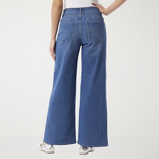 Gloria Vanderbilt Womens Wide Leg Jean
