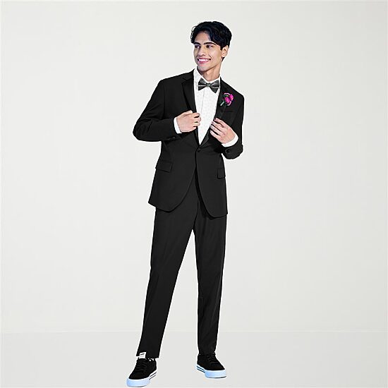 J. Ferrar Ultra Comfort Mens Stretch Fabric Slim Fit Tuxedo Suit Separates