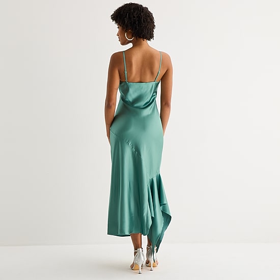 Emerald Sundae Womens Juniors Sleeveless Slip Dress