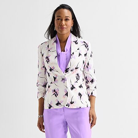 Black Label by Evan-Picone Womens Classic Fit Suit Jacket, Color