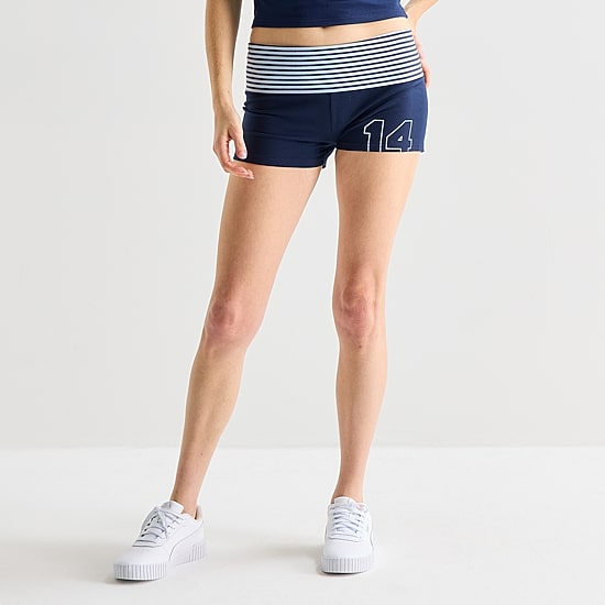 Forever 21 Womens Mid Rise Juniors Pull-On Short