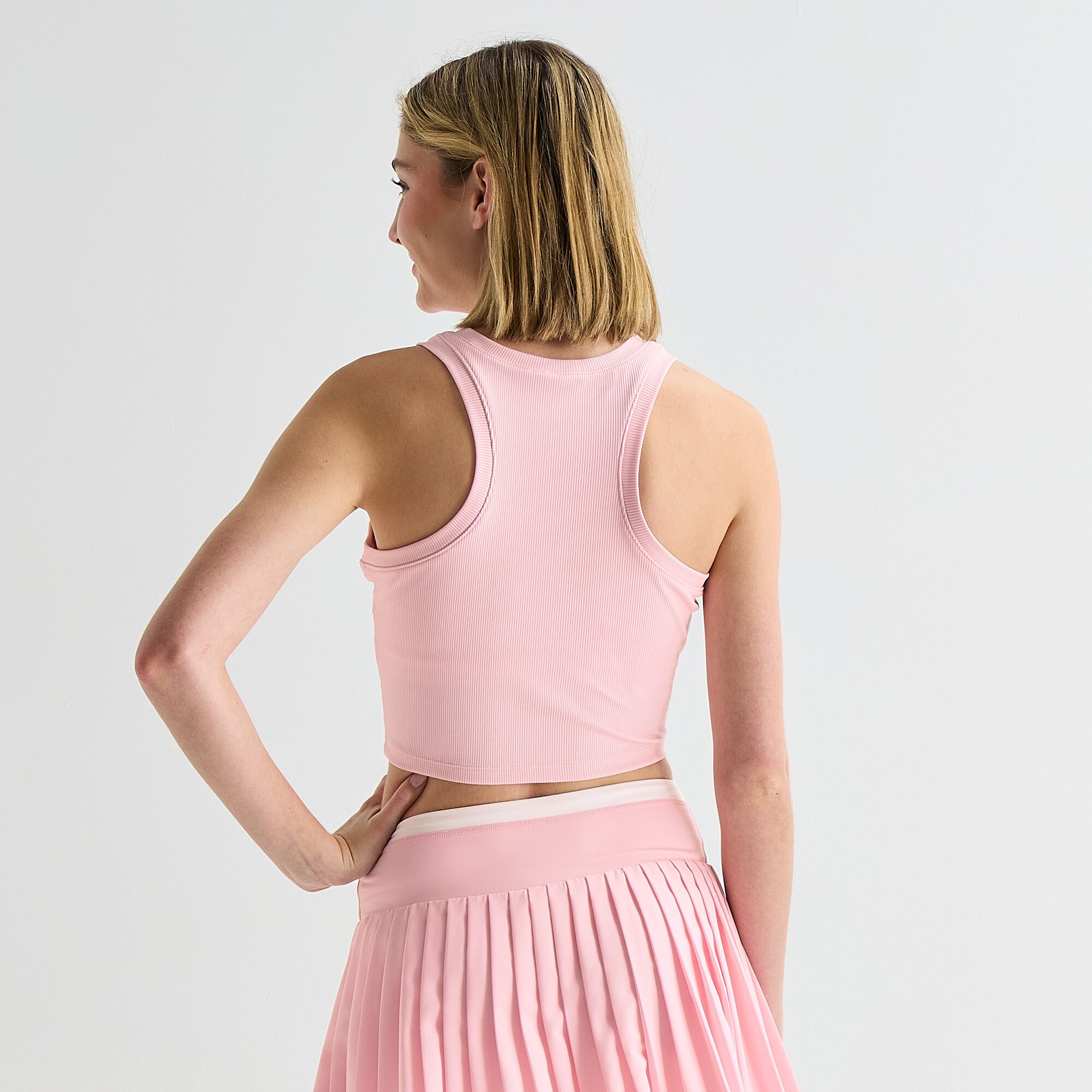 Xersion Cropped Womens Sleeveless Active Tank Top