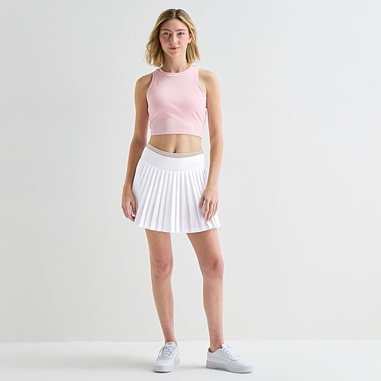 Xersion Pleated Womens 4" High Rise Skort