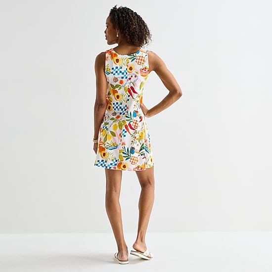 St. John's Bay Womens Sleeveless A-Line Dress