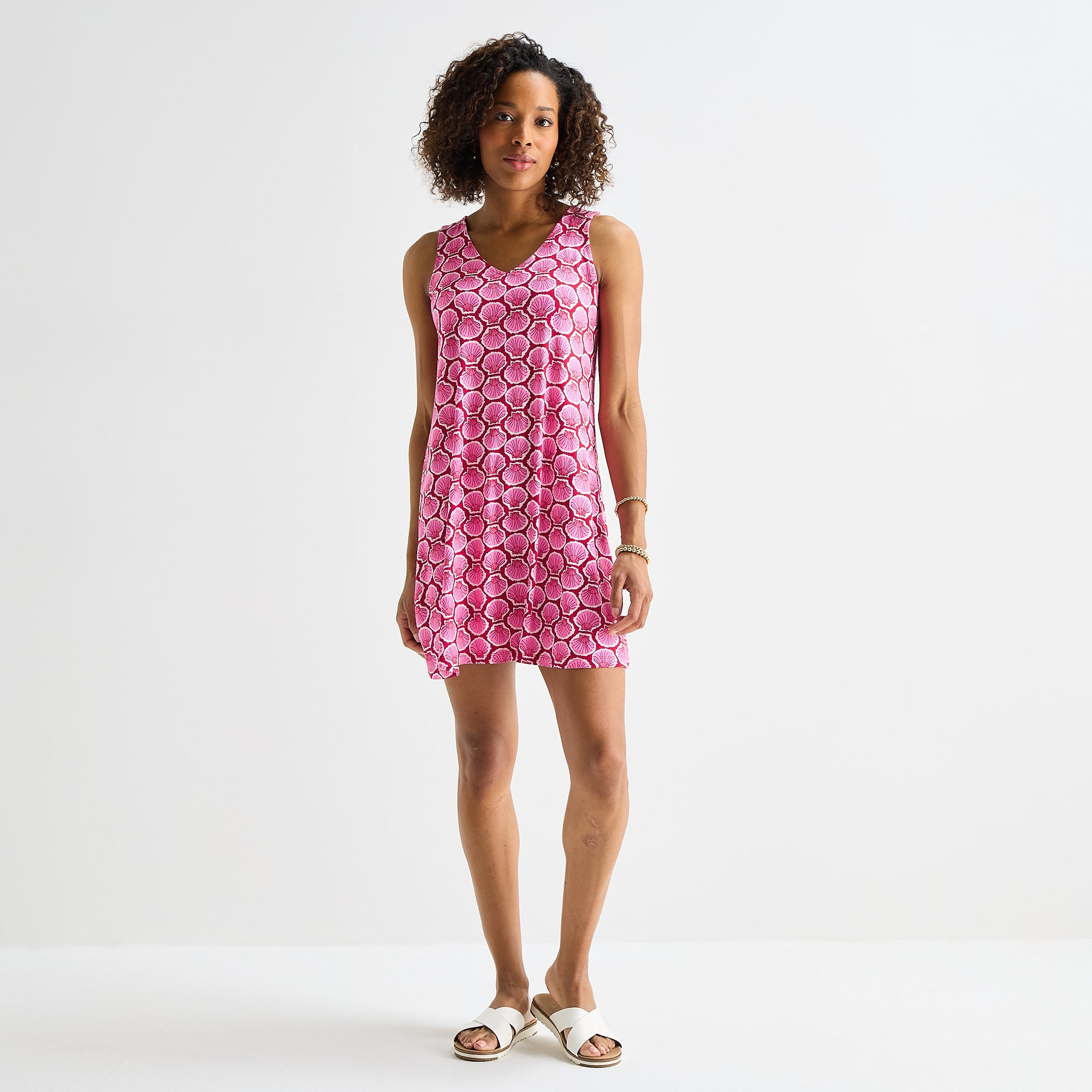 St. John's Bay Womens Sleeveless A-Line Dress