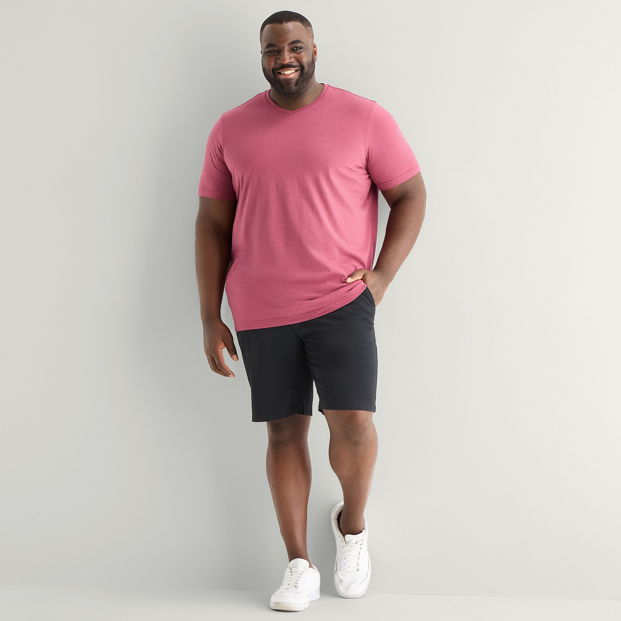 St. John's Bay Mens 10" Big and Tall Stretch Fabric Chino Short