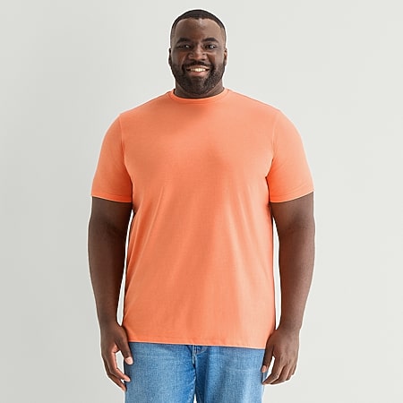 St. John's Bay Super Soft Pocket Mens Crew Neck Short Sleeve Quick