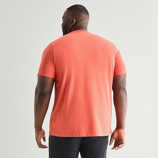 St. John's Bay Super Soft Mens Crew Neck Short Sleeve Big and Tall T-Shirt