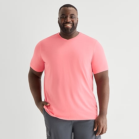NILøS　F.Y.E. EXTRA BIG T-SHIRT Shaquille O'Neal XLG™ Ribbed Dropneedle Mens V Neck Short Sleeve