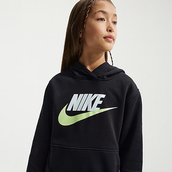 Nike Big Kid Unisex Long Sleeve Fleece Active Hoodie