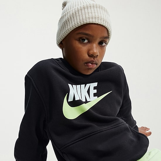 Nike Big Kid Unisex Long Sleeve Fleece Active Hoodie