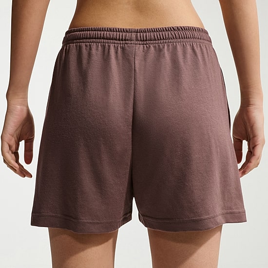 Nike Womens 4" Mid Rise Moisture Wicking Drawstring Waist Active Pull-On Short