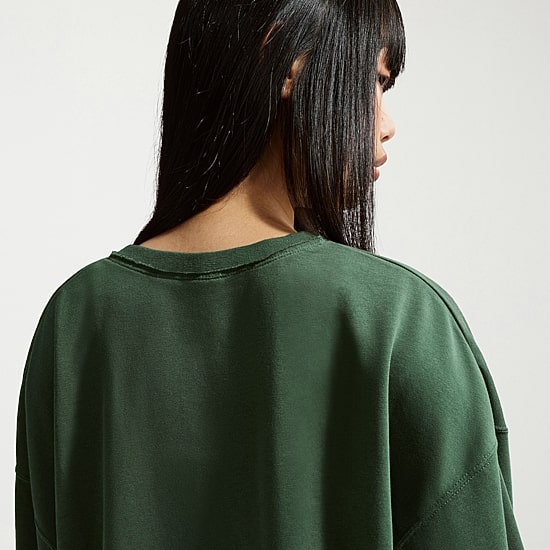 Nike Womens Crew Neck Long Sleeve Embroidered Sweatshirt