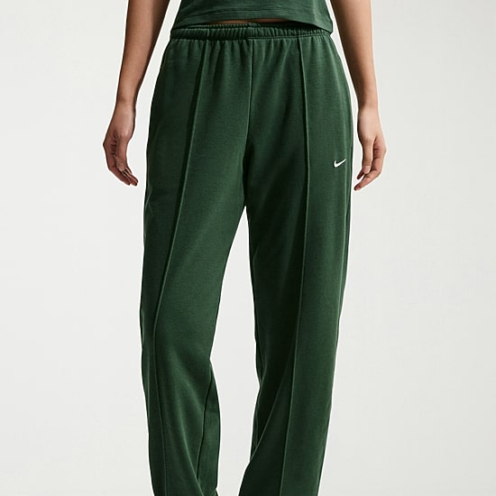 Nike Womens Drawstring Waist Lightweight Cinched Mid Rise Loose Fit Active Jogger Pant