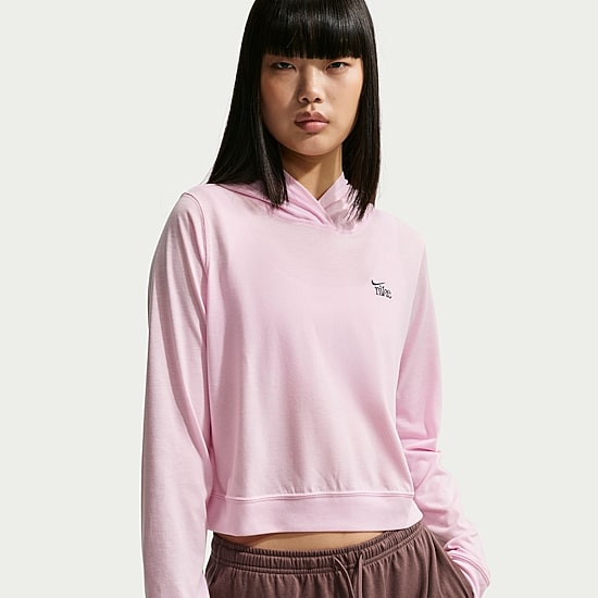 Nike Womens Long Sleeve Moisture Wicking Active Hoodie