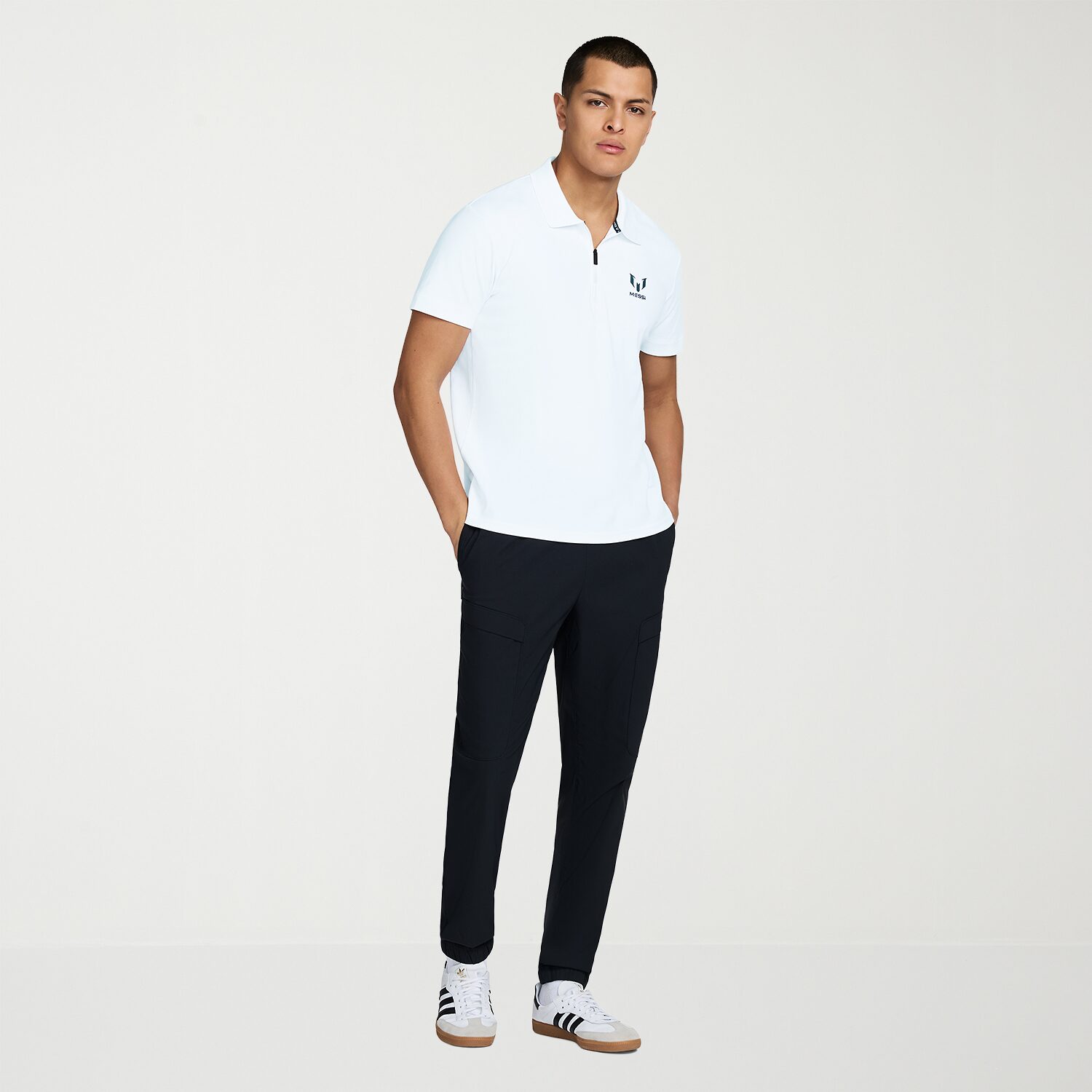 MESSI Collection Mens Regular Fit Short Sleeve Polo Shirt