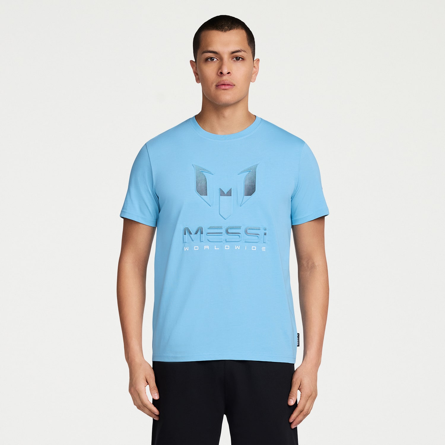 MESSI Collection Mens Round Neck Short Sleeve Regular Fit Graphic T-Shirt