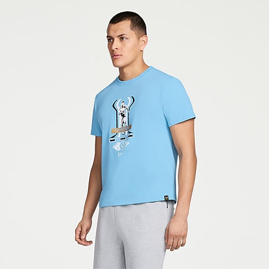 MESSI Collection Mens Round Neck Short Sleeve Regular Fit Graphic T-Shirt
