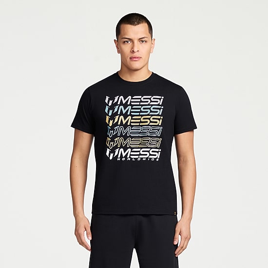 MESSI Collection Mens Round Neck Short Sleeve Regular Fit Graphic T-Shirt