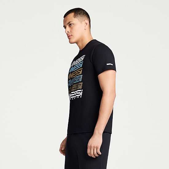 MESSI Collection Mens Round Neck Short Sleeve Regular Fit Graphic T-Shirt