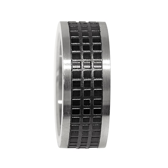Mens Two-Tone Stainless Steel Band
