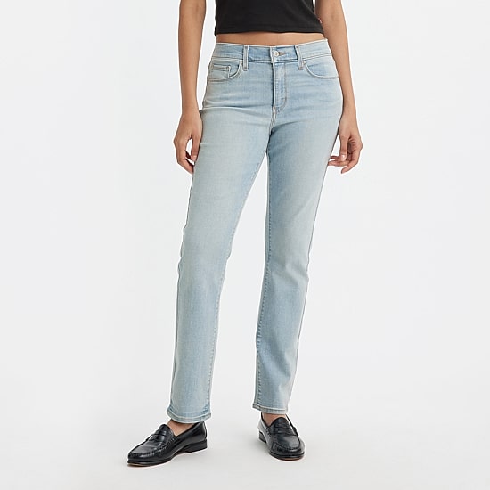 Levi's® Classic Womens Mid Rise Straight Leg Jean