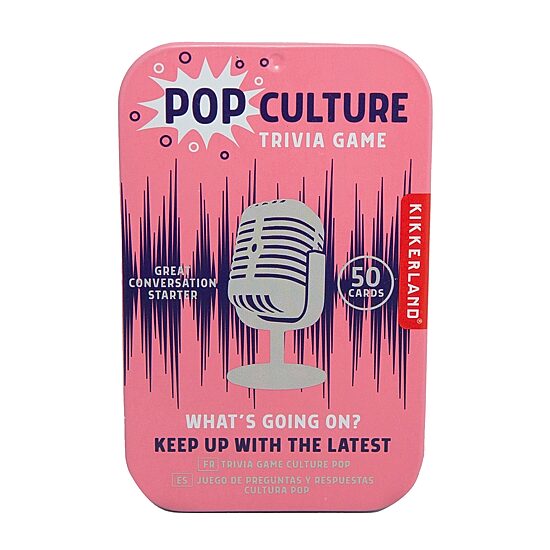 Kikkerland Pop Culture Trivia Card Game