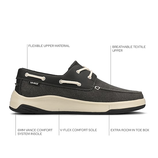 Vance Co Catamaran Mens Round Closed Toe Slip-On Shoe