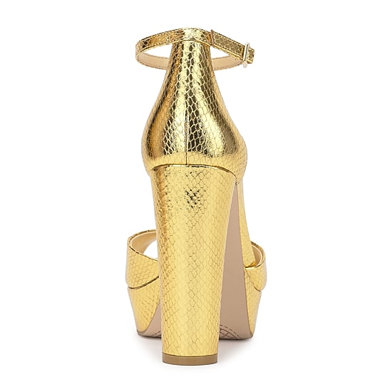 JS Jessica Simpson Izzella Womens Round Open Toe Block Heel Pumps