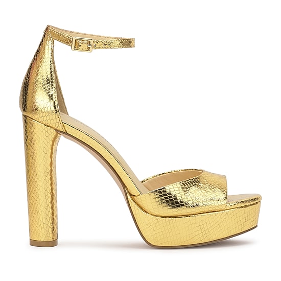 JS Jessica Simpson Izzella Womens Round Open Toe Block Heel Pumps