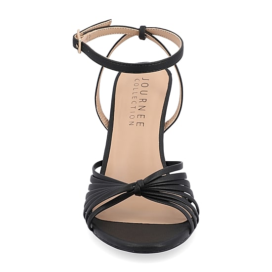Journee Collection Vanita Womens Round Open Toe Stiletto Heel Pumps