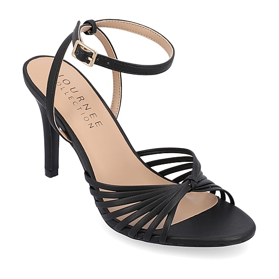 Journee Collection Vanita Womens Round Open Toe Stiletto Heel Pumps