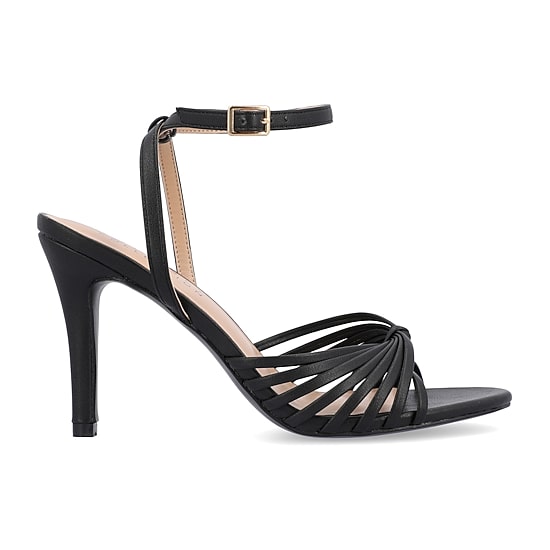 Journee Collection Vanita Womens Round Open Toe Stiletto Heel Pumps
