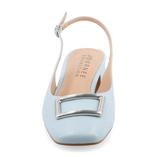 Journee Collection Everlee Womens Square Block Heel Pumps